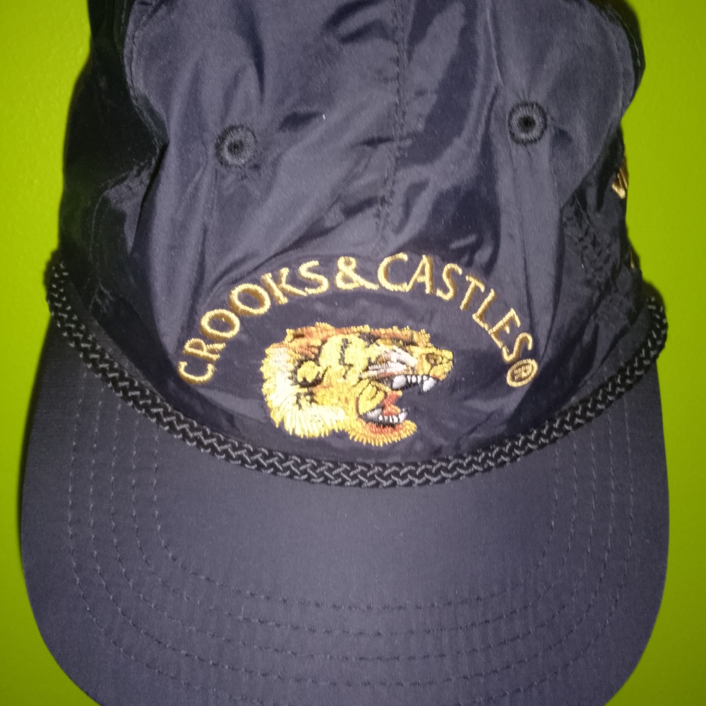 Crooks & Castles Tiger And Veterans Hat In Black - Never Worn
